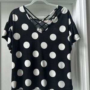 Poldka dot blouse